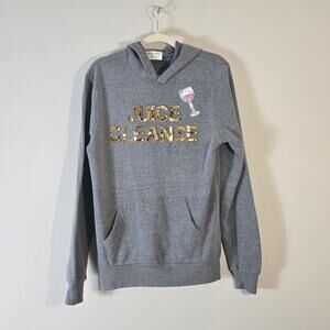 Bow × drape juice cleanse nwot grey women's medium hoodie